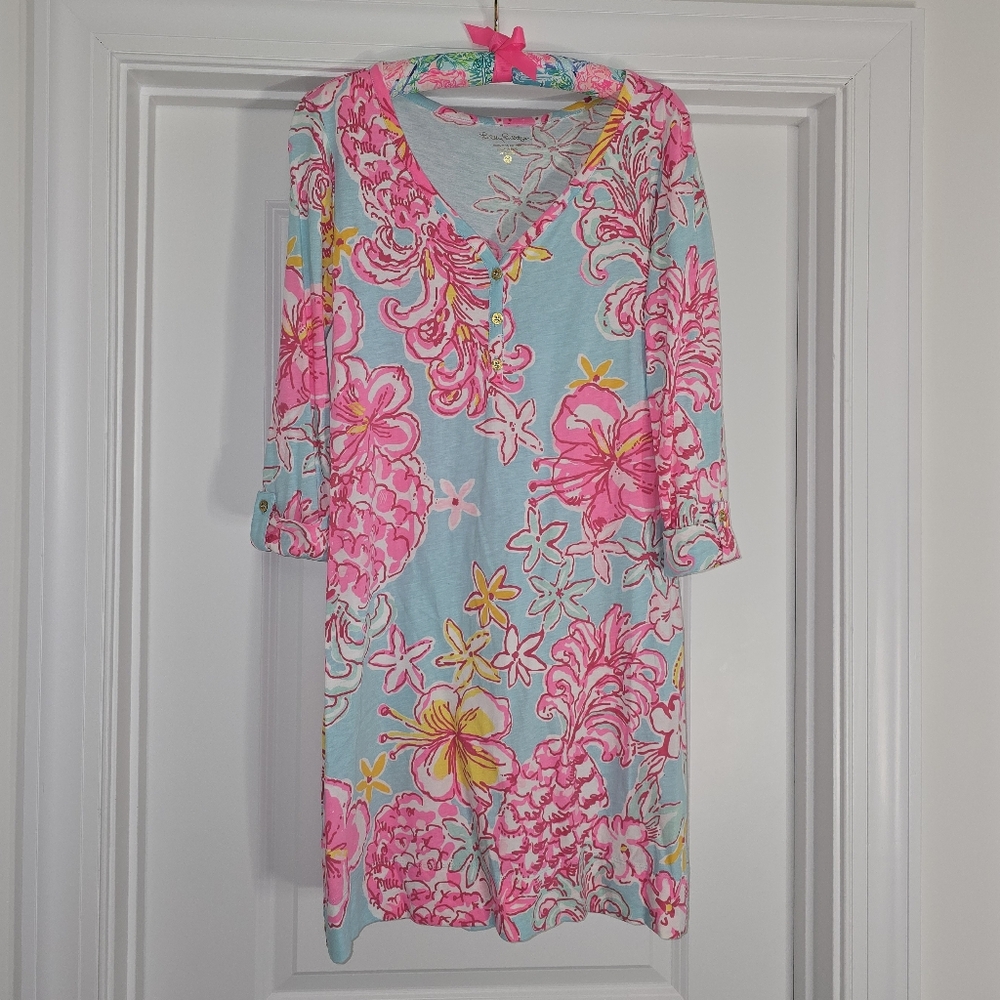 Lilly Pulitzer Vibrant Floral Mini Dress